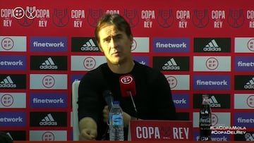 La polémica rueda de prensa de Lopetegui tras caer contra el Betis