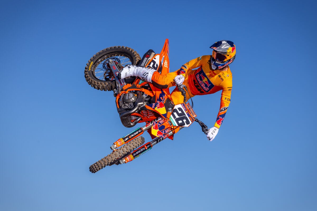 Jorge Prado, con la KTM.