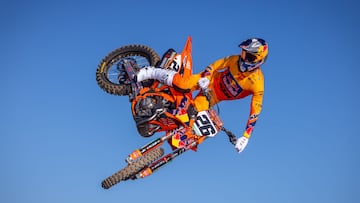 Jorge Prado, con la KTM.