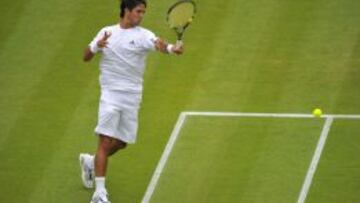 Fernando Verdasco, durante uno de los partidos.