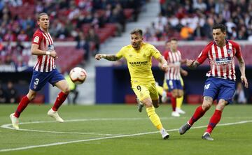 Filipe Luis, Portu y Giménez.