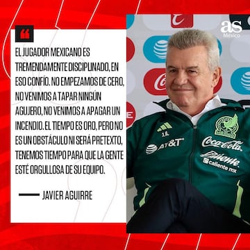 Las mejores frases de la presentación de Javier Aguirre