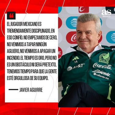 Las mejores frases de la presentación de Javier Aguirre