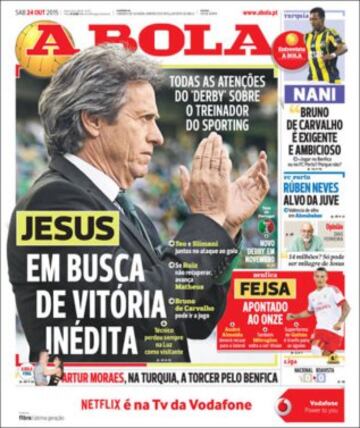 Portadas de la prensa mundial