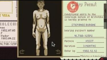 Papers, Please ya puede mostrar desnudos en el iPad