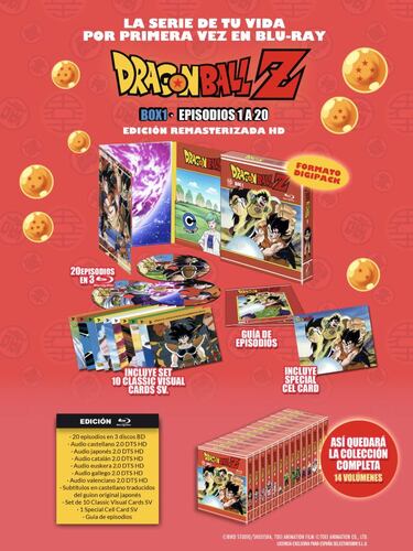 Dragon Ball Z llega al completo en Blu-Ray a España: fecha, precio y contenido