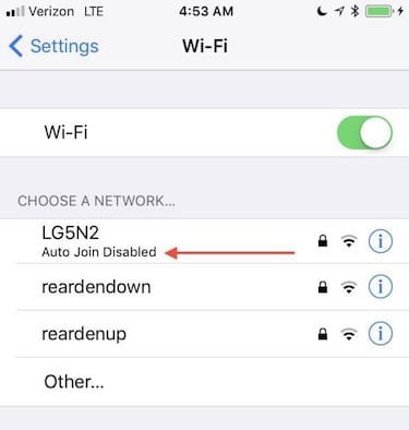 Los iPhone con iOS 11 solo se conectarán por WiFi si la señal es fuerte