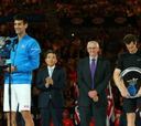 Djokovic: "Un honor estar junto a Rod Laver y Roy Emerson"