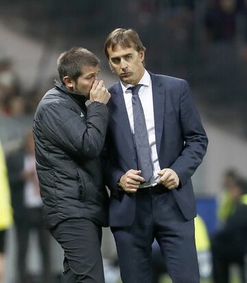 Julen Lopetegui y Albert Celaddes.