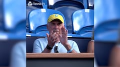 Carlo Ancelotti presente en el Río Open apoyando a Berrettini