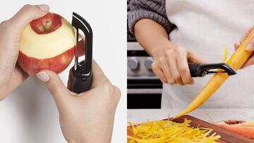 Este pelador giratorio suma más de 44.000 valoraciones en Amazon y cuesta menos de 10 euros