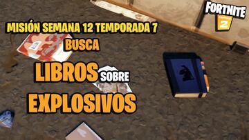 ¿Dónde están los libros sobre explosivos en Fortnite?