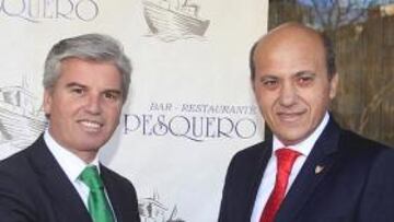 Los directivos del Betis y el Sevilla comen juntos