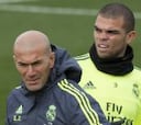 Zidane espera que Pepe vuelva con el grupo desde el martes