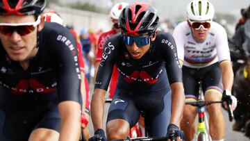 Egan Bernal: "Estos días hay que tratar de salvar las caídas"