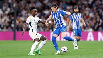 Ianis Hagi en el Bernabéu.