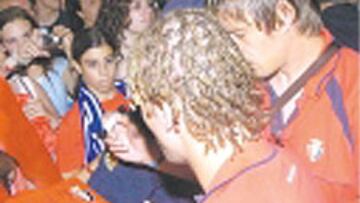 Llegada de Osasuna.