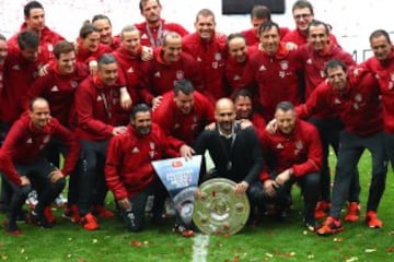 Vidal y el festejo de su primera Bundesliga