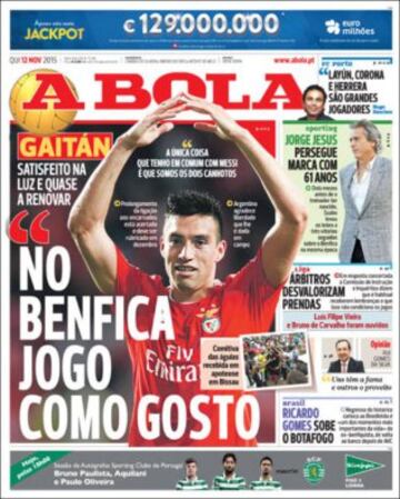 Portadas de la prensa mundial