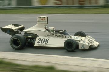 Disputó un total de 17 Grandes Premios, siendo su debut en el Gran Premio de Gran Bretaña de 1974 (en la imagen con el Brabham BT en el circuito de Brands Hatch). Su mejor puesto fue un sexto lugar en el Gran Premio de España de 1975 en el circuito de Montjuic, convirtiendose en la única mujer de la historia en puntuar en una competición oficial de F1. 