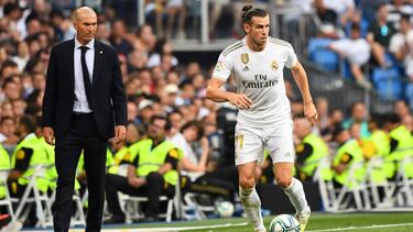 Zinedine Zidane y Gareth Bale.