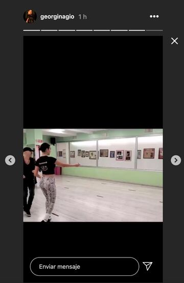 Georgina Rodríguez sorprende en su última clase de baile con un inesperado invitado