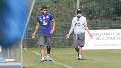 Entrenamiento Deportivo de La Coru&ntilde;a. charla B&oacute;veda Fernando V&aacute;zquez