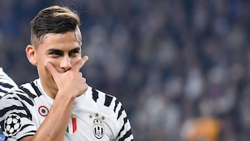 TUR05. TUR&Iacute;N (ITALIA), 14/03/2017.- El jugador Paulo Dybala de Juventus celebra un gol de tiro penal ante Porto hoy, martes 14 de marzo de 2017, durante un partido de los octavos de final de la Liga de Campeones UEFA entre Juventus FC y FC Porto en el estadio Juventus en Tur&iacute;n (Italia). EFE/ALESSANDRO DI MARCO