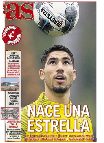 Las portadas de AS de abril