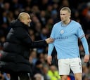 Guardiola explica el enfado con Haaland