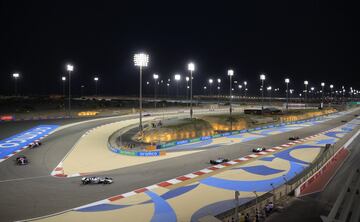 Vista general del circuito durante el Gran Premio. 