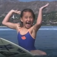 Entrañable es poco: así era Carissa Moore con 7 años