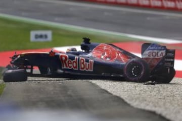 Los espectaculares accidentes de Daniil Kvyat y Nico Rosberg