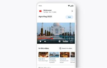 Google está trabajando en una función para que puedas buscar directamente desde un video