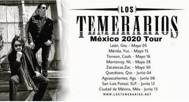 Los Temerarios abren fechas en México, para el mes de mayo
