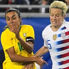 La frase viral de Rapinoe: "Marta es la mejor atleta que he visto, y vi a Bryant ganar un título"