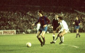 17 de febrero de 1974. El Barcelona ganó 0-5 al Real Madrid en el estadio Santiago Bernabéu con Cruyff liderando al equipo. Los azulgrana ganarían la Liga a falta de cinco jornadas para su conclusión.