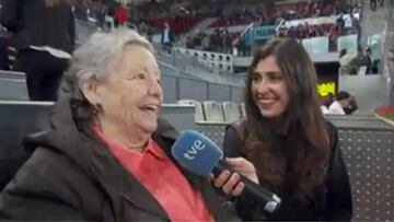 María Galiana en el Mutua Madrid Open.