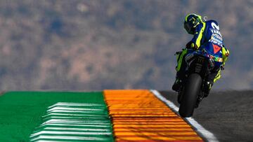 Valentino Rossi en Alca&ntilde;iz.