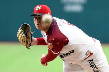 Matt Gage, lanzador de Diablos tuvo una gran noche sobre el montículo