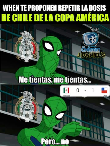 Los memes acaban con México tras perder ante Chile