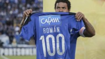 Román es el futbolista panameño con más partidos (262) en la historia de liga colombiana; con Millos disputó más de 100.