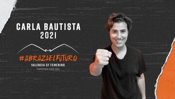 Carla Bautista es nueva jugadora del Valencia.