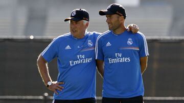 Ancelotti y Zidane. 