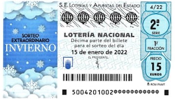Lotería Nacional: comprobar los resultados del Sorteo de Invierno, hoy, sábado 15 de enero