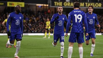 Gol de Ziyech del Chelsea al Watford