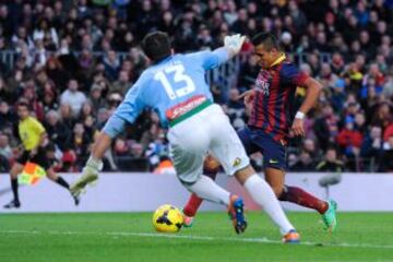 Alexis marca el 3-0.