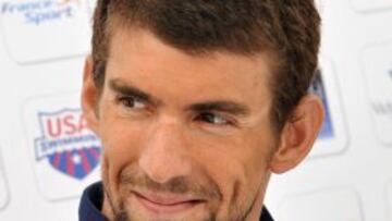 Michael Phelps declara en rueda de prensa tras el entrenamiento el 21 de julio, a 6 d&iacute;as del comienzo de los Juegos Ol&iacute;mpicos de Londres. 