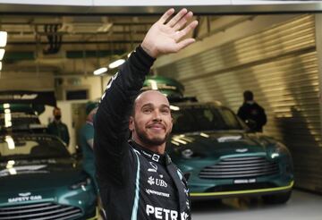 Las im¨¢genes de la 100? victoria de Hamilton en la F1