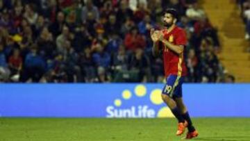 Diego Costa, con la Selección.